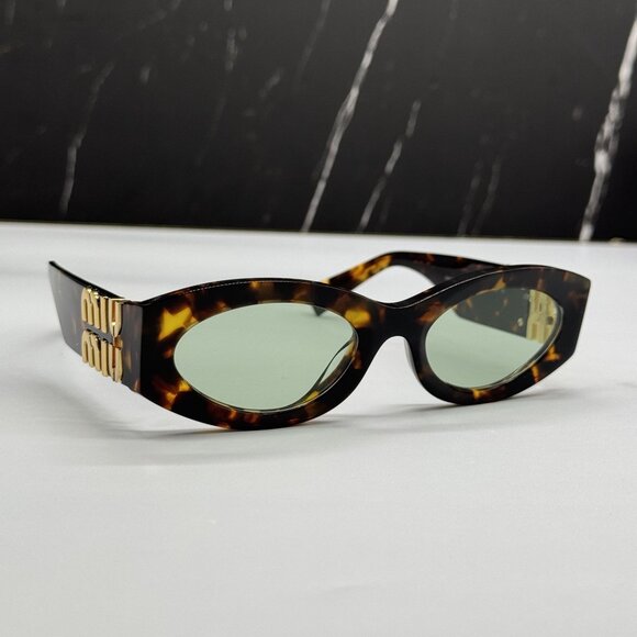 NEW MIU MIU MU11WS 14L50O SUNGLASSES HAVANA WOMEN MU 11WS, SMU 11W main image 5